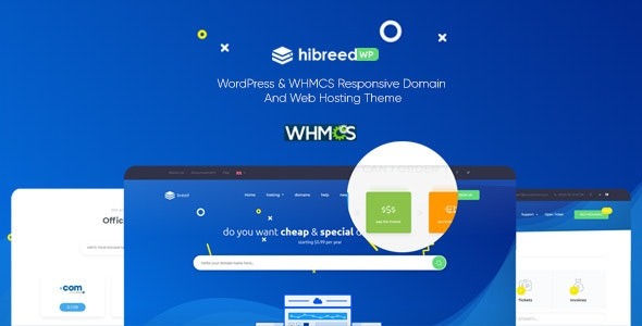 hibreed - WordPress - WHMCS Hosting Theme