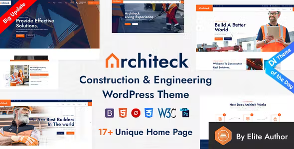 Architeck - Construction WordPress Theme