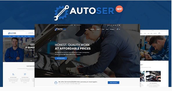 Autoser - Car Repair and Auto Service WordPress Theme