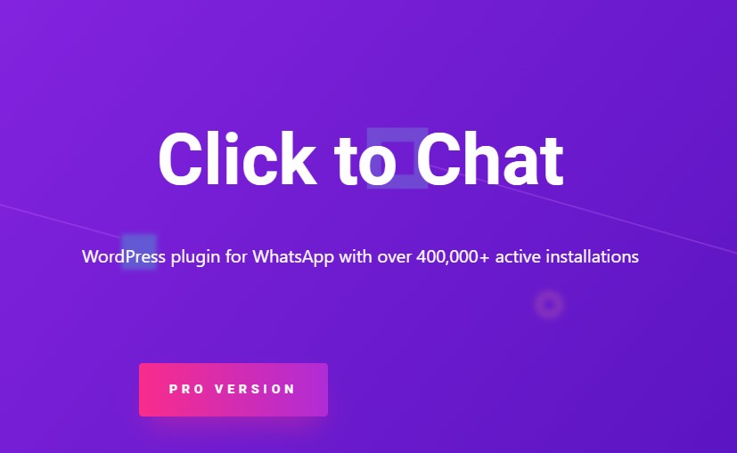 Click to Chat Pro + Unlimited Websites