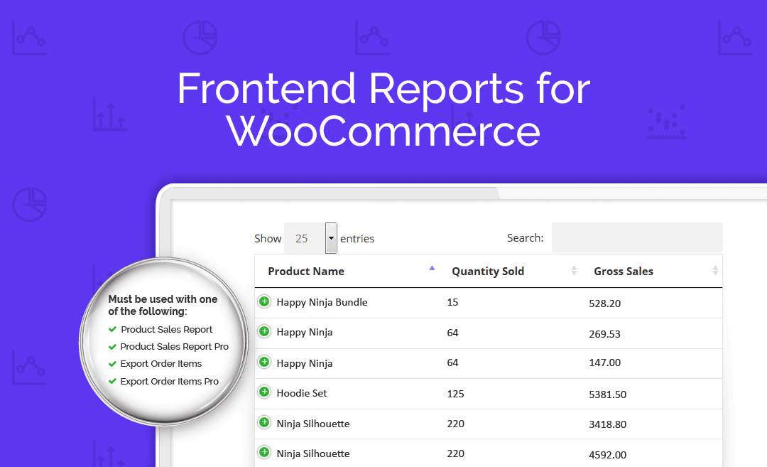 Frontend Reports for WooCommerce