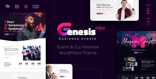 GenesisExpo - Business Events - Conference WordPress Theme