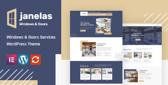 Janelas Windows - Doors Services WordPress Theme