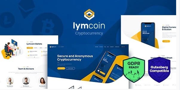 Lymcoin - Cryptocurrency - ICO WordPress Theme