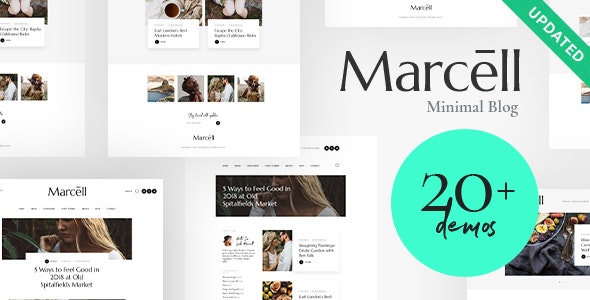 Marcell - Personal Blog - Magazine WordPress Theme