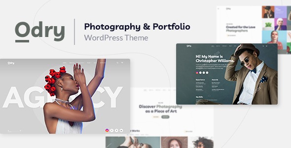 Odry - Photography WordPres Theme