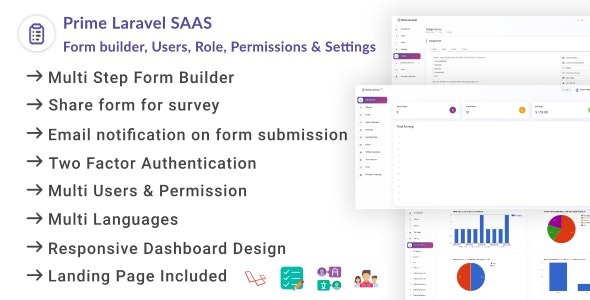 Prime Laravel Saas - Form builder