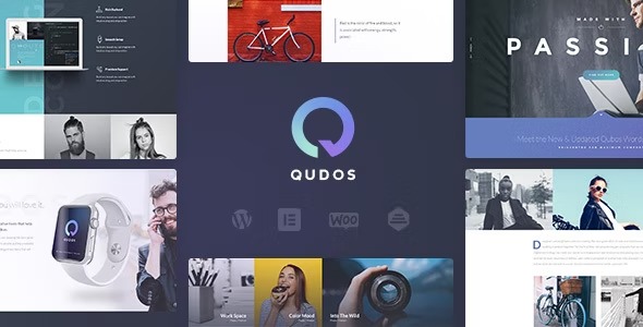 Qudos Multi-Purpose Business - Portfolio for Elementor WordPress Theme