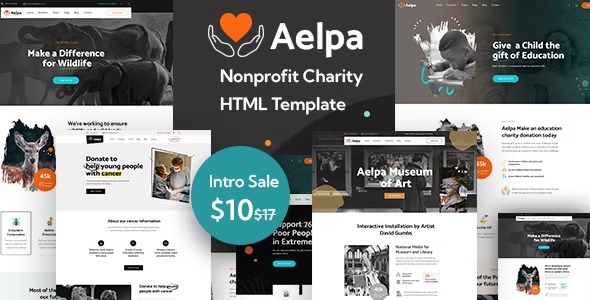 Aelpa Nonprofit Charity WordPress Theme
