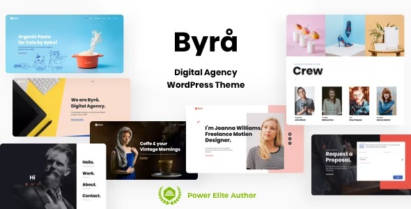Byra - Simple Portfolio WordPress Theme
