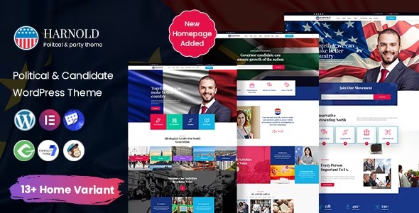 Harnold Political WordPress Theme