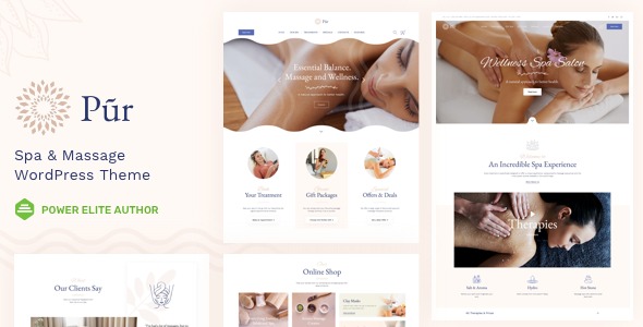 Pur Wellness - Spa WordPress Theme