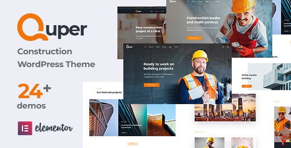 Quper - Construction and Architecture WordPress Theme