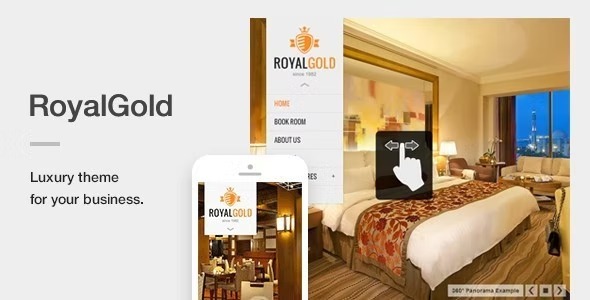 RoyalGold A Luxury - Responsive Hotel or Resort Theme For WordPress