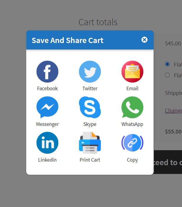 Save - Share Cart For WooCommerce