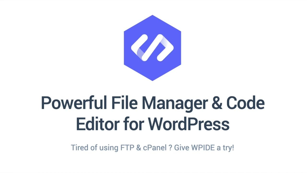 WPIDE File Manager - Code Editor Premium