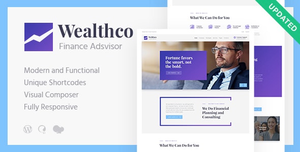 WealthCo - A Fresh Business - Financial Consulting WordPress Theme