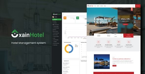 Xain Hotel Management System with Website