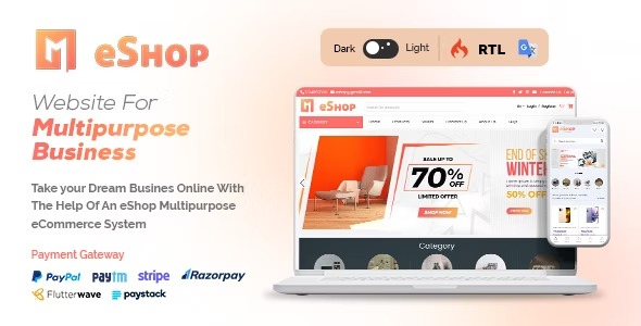 eShop Web – Multi Vendor eCommerce Marketplace / CMS [Activated]