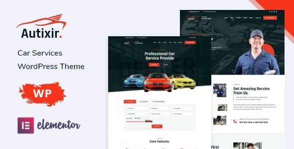 Autixir - Car Services Elementor WordPress Theme