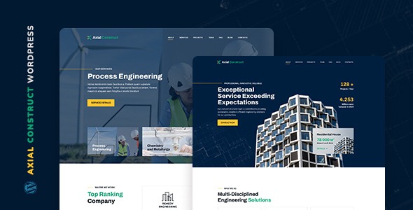 Axial - Construction Company WordPress Theme