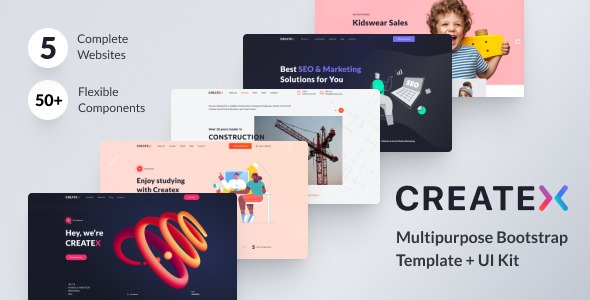 Createx - Multipurpose HTML Bootstrap Template + UI Kit