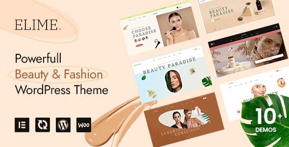 Elime Multipurpose Cosmetics - Fashion WordPress Theme