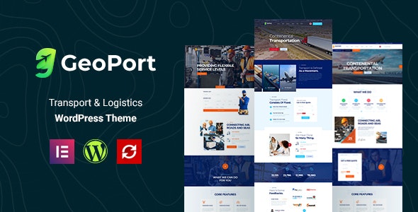 Geoport - Transport - Logistics WordPress Theme