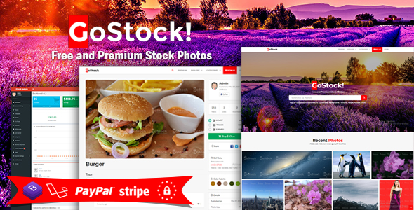 GoStock - a script for organizing a gallery of stock photos