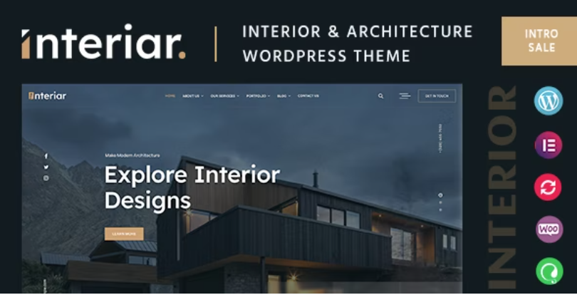 Interiar Interior Company WordPress Theme