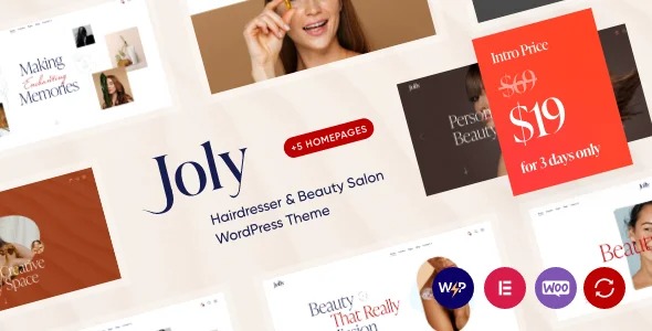Joly - Hairdresser - Beauty Salon WordPress Theme