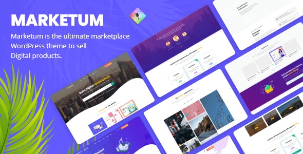 Marketum Digital Product Marketplace WordPress Theme