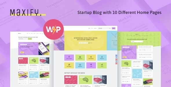 Maxify - Startup - Business News WordPress Blog Theme