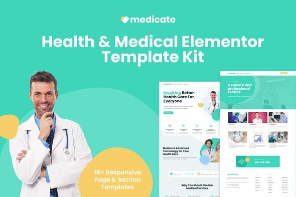 Medicate - Health - Medical Elementor Template Kit