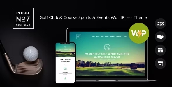 N7 - Golf Club - Course Sports - Events WordPress Theme