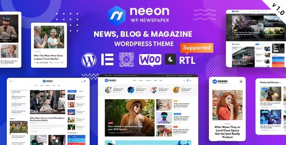 Neeon WordPress News Magazine Theme