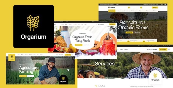 Orgarium Agriculture - Organic Farm WordPress Theme