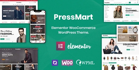 PressMart Modern Elementor WooCommerce WordPress Theme