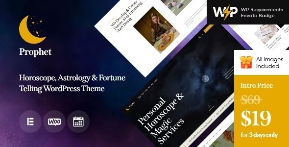 Prophet Horoscope - Astrology WordPress Theme