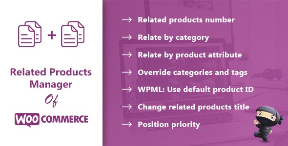 Related Products Manager for WooCommerce