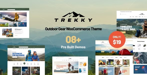 Trekky Outdoor Gear WooCommerce Theme