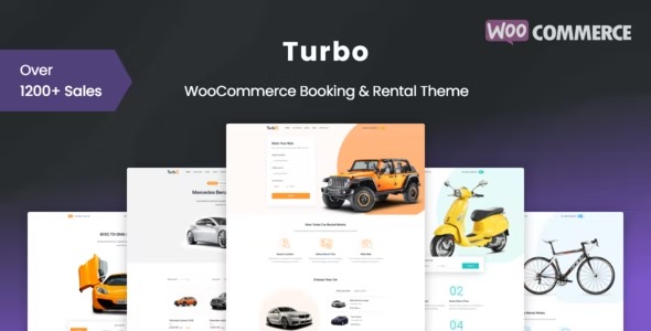 Turbo WooCommerce Rental - Booking Theme