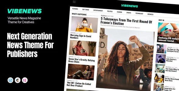 Vibenews Digital News Magazine Theme