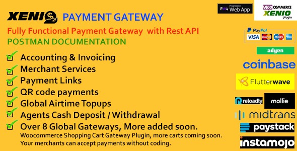 Xenio - Payment Gateway Solution Merchant Services - Cards
