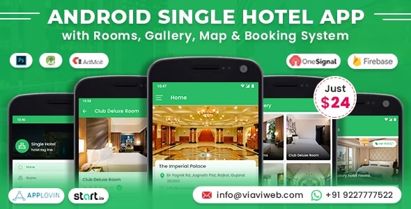 Android Single Hotel Application