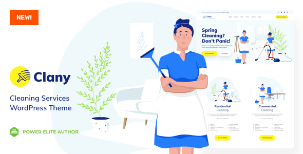 Cleaning Services - WordPress Theme