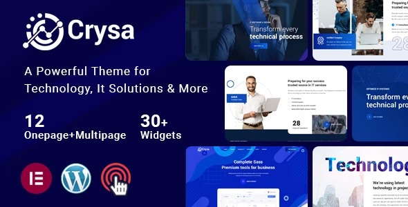 Crysa IT Solutions WordPress Theme