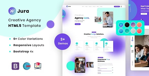 Jura - Creative Solutions and Business HTML Template