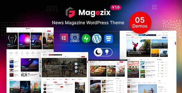 Magezix Newspaper - Magazine WordPress Theme