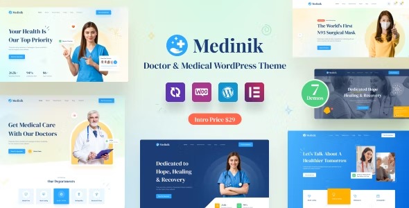 Medinik - Doctor - Medical WordPress Theme